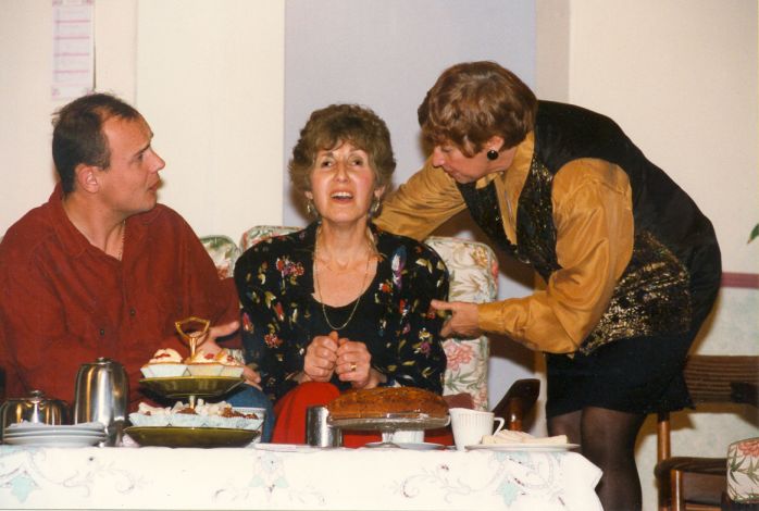 John, Diana - throwing a wobbly, Marge