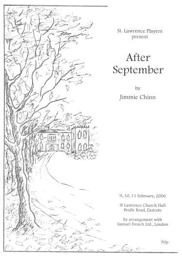 Programme cover
