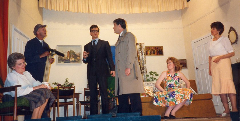 Sybil, Mr Flaherty, Henry, DI Hardy, Sarah, Cynthia