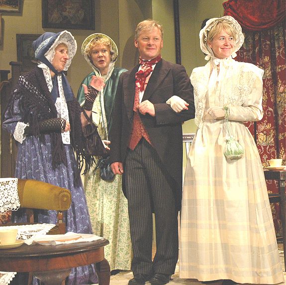 Mrs Forrester, Miss Barker, Mr Hoggins, Mrs Hoggins