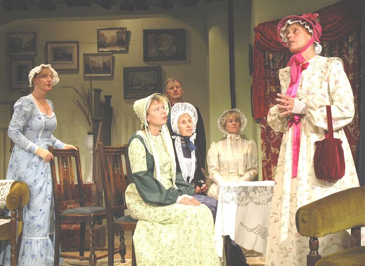 Mary, Miss Barker, Mr Hoggins, Mrs Forrester, Mrs Hoggins, Miss Pole