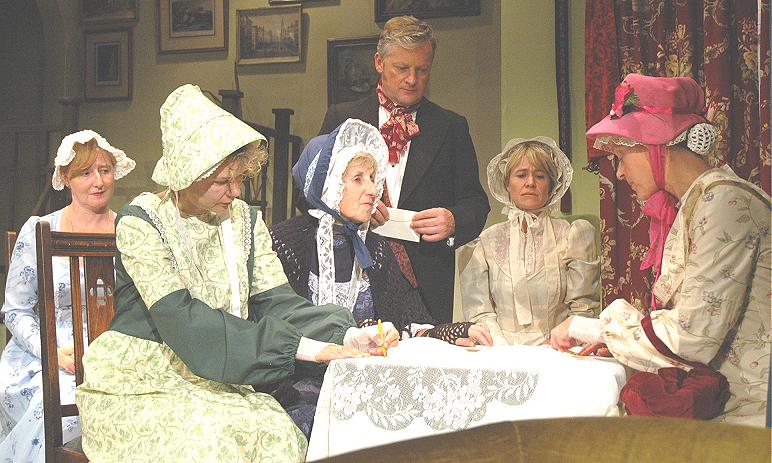 Mary, Miss Barker, Mrs Forrester, Mr Hoggins, Mrs Hoggins, Miss Pole