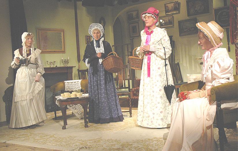 Miss Matty, Mrs Forrester, Miss Pole, Mary