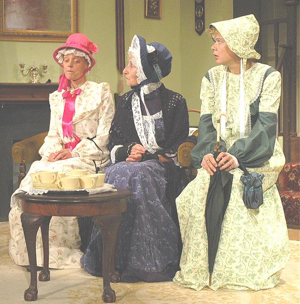 Miss Pole, Mrs Forrester, Miss Barker