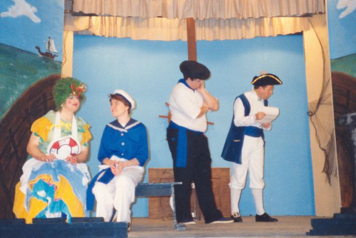 Sarah Suet, Mrs Mussel, Sam Seaweed, Captain Cockle