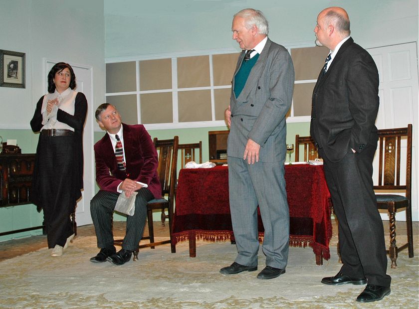 Helen, Keith, Arnold, Mr. Crowther