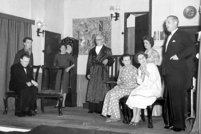 Gregory (seated), Paul, Sally, Anthony, Louise, Harriet, Stella, Tom