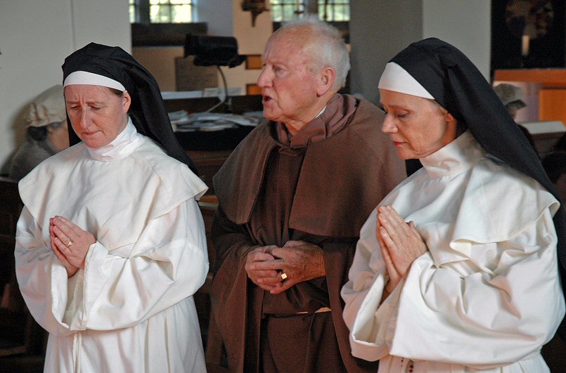 Sister Theresa. Abbot Herluin, Sister Mary