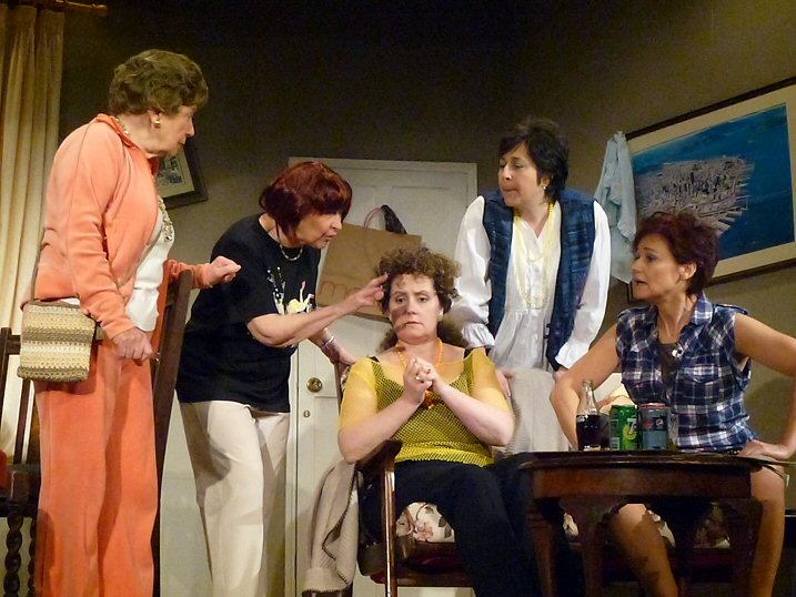 Vera, Renee, Sylvie, Mickey, Olive