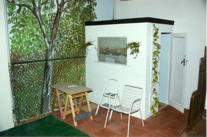 The Smethurst's garden