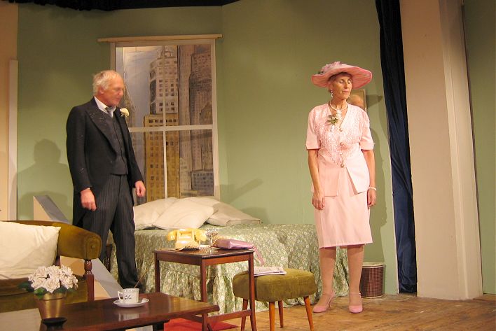 'With that hat you couldn't hear Niagara Falls!'