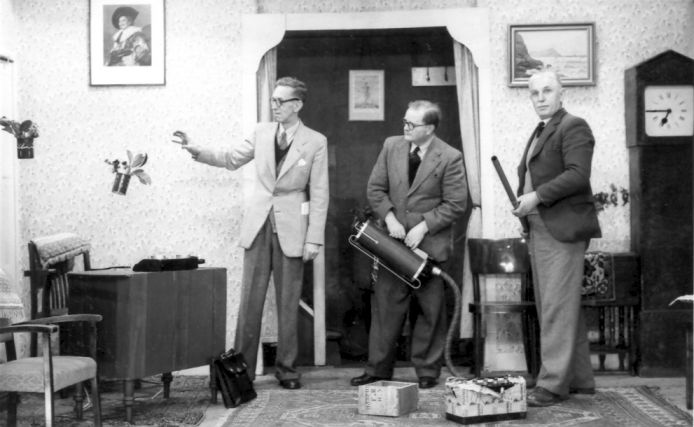 From backstage - Sidney Smith, Charles Sanders, Bill Darby