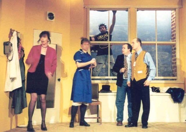 The boy's mother is H.E.R.E.