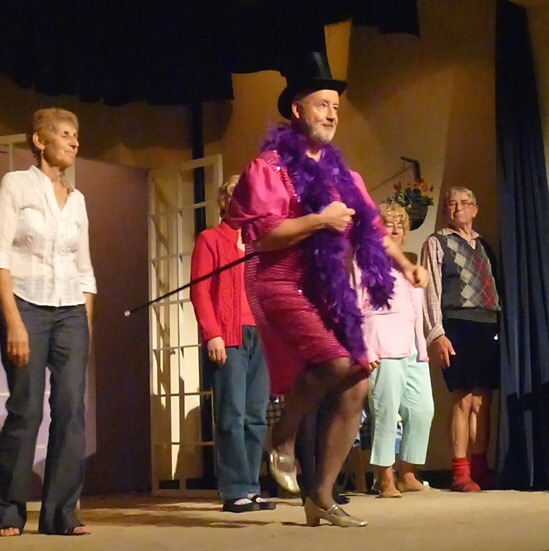 Roz, Joyce (hidden), Teddy, Mona, Eddie